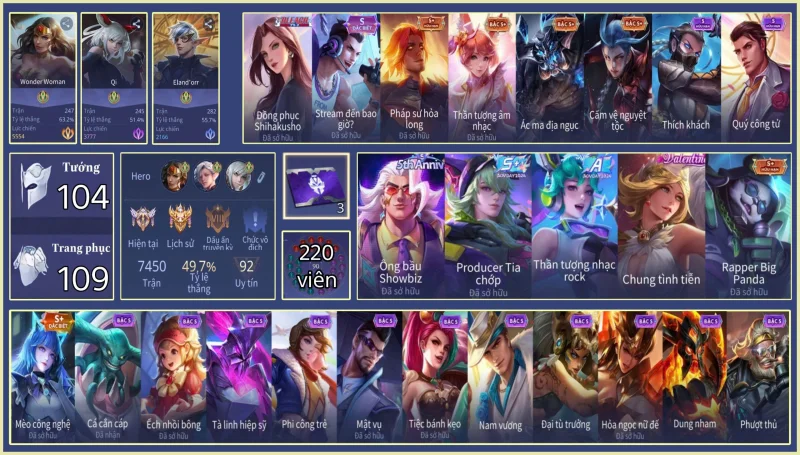 ACC LIÊN QUÂN TỰ CHỌN GIá Rẻ 47