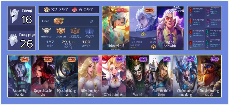 ACC LIÊN QUÂN TỰ CHỌN GIá Rẻ 17