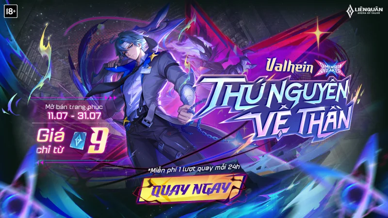 Thumbnail: [Sốc] Valhein Thứ Nguyên Vệ Thần Siêu Rẻ Chỉ Từ Vài Chục Ngàn? Mẹo Quay Trúng 0.2% Không Tưởng! | Mẹo chơi Liên Quân tại phikhongngao.vn
